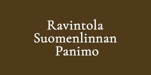 Ravintola Suomenlinnan panimo